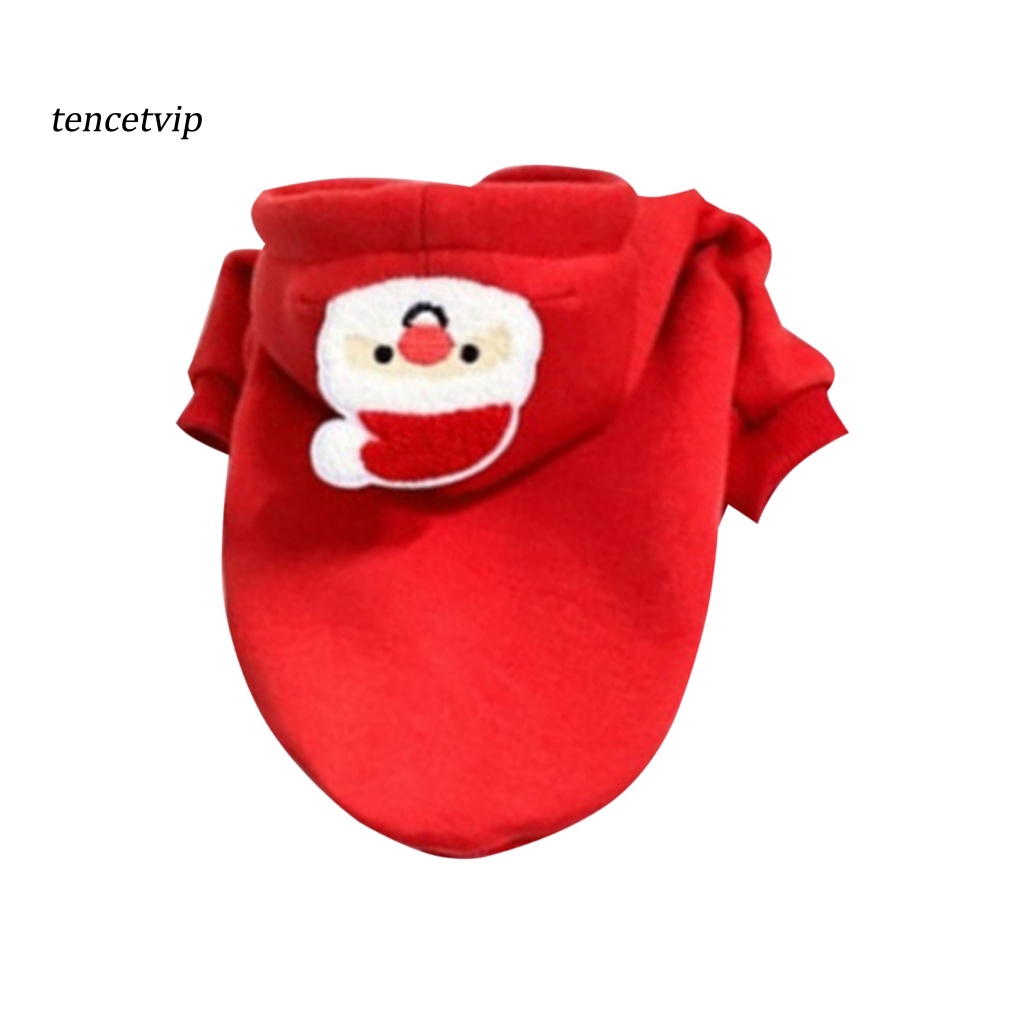 Áo Sweater Dây Rút Hình Ông Già Noel Cho Thú Cưng