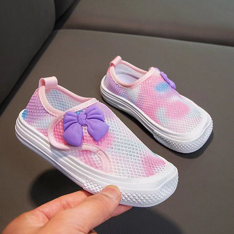 Giày Sneaker Phối Lưới Thoáng Khí Thời Trang Mùa Hè 2022 Cho Bé
