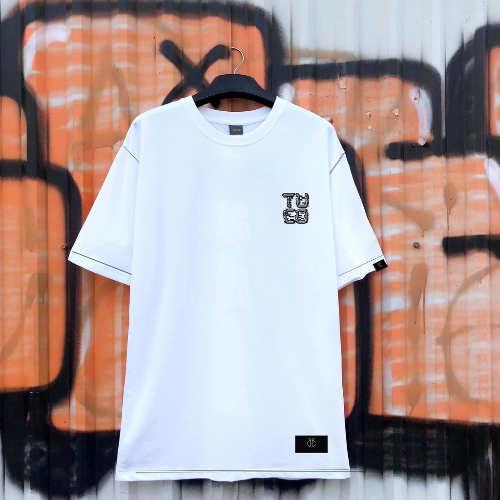 Áo thun cotton unisex TUCO basic tee phông DRAW LINE nam nữ tay lỡ oversize form rộng nhiều màu local brand