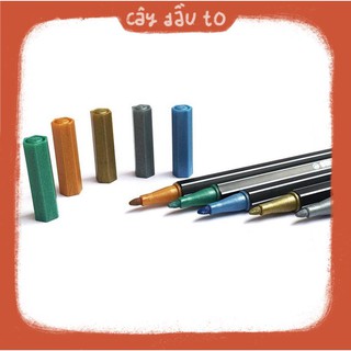 Bộ 5 bút lông màu nhũ stabilo