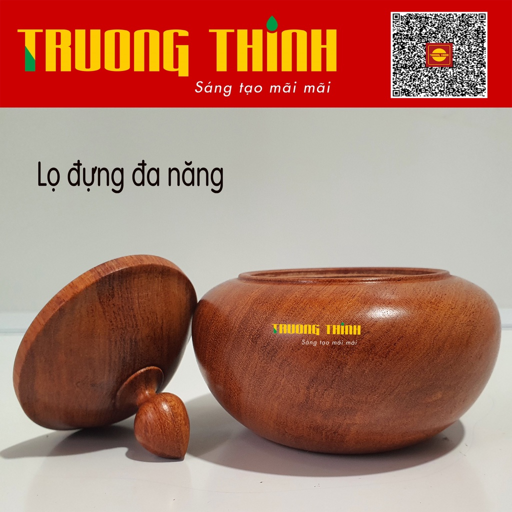Lọ Hộp Đựng Đa Năng Gỗ Hương Đẹp Tiện Dụng và Sang Trọng Trường Thịnh