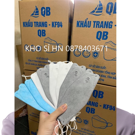 Khẩu trang kháng khuẩn KF94 QB công nghệ Hàn Quốc