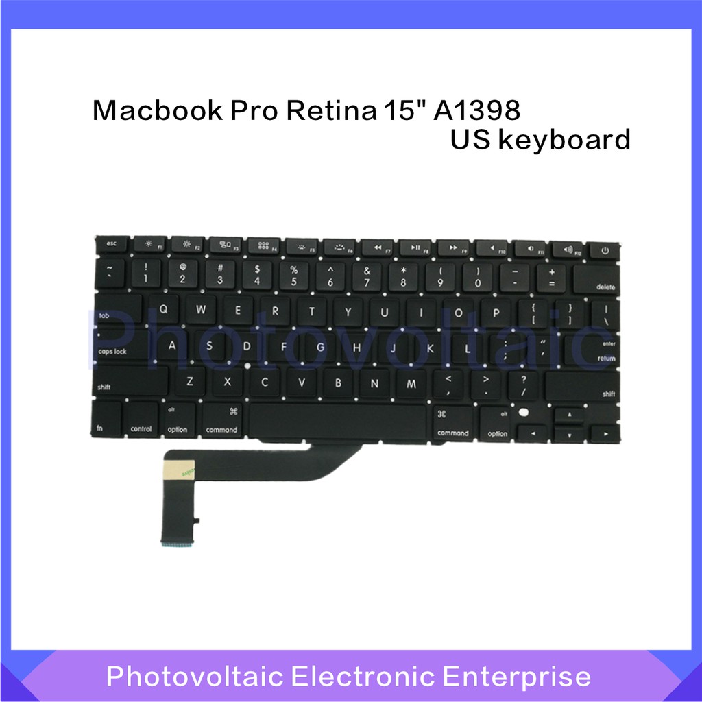 Bàn Phím Laptop A1398 US Cho Macbook Pro Retina 15 "A1398 US 2012-2015