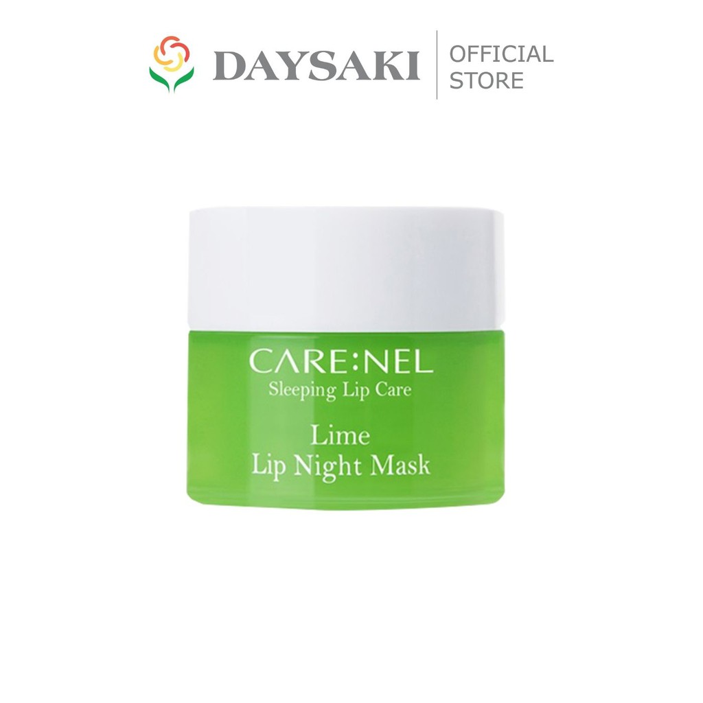 CARE:NEL Mặt Nạ Ngủ Môi Tẩy Tế Bào Chết Môi &amp; Dưỡng Ẩm Hương Chanh - Lime Lip Sleeping Mask 5g