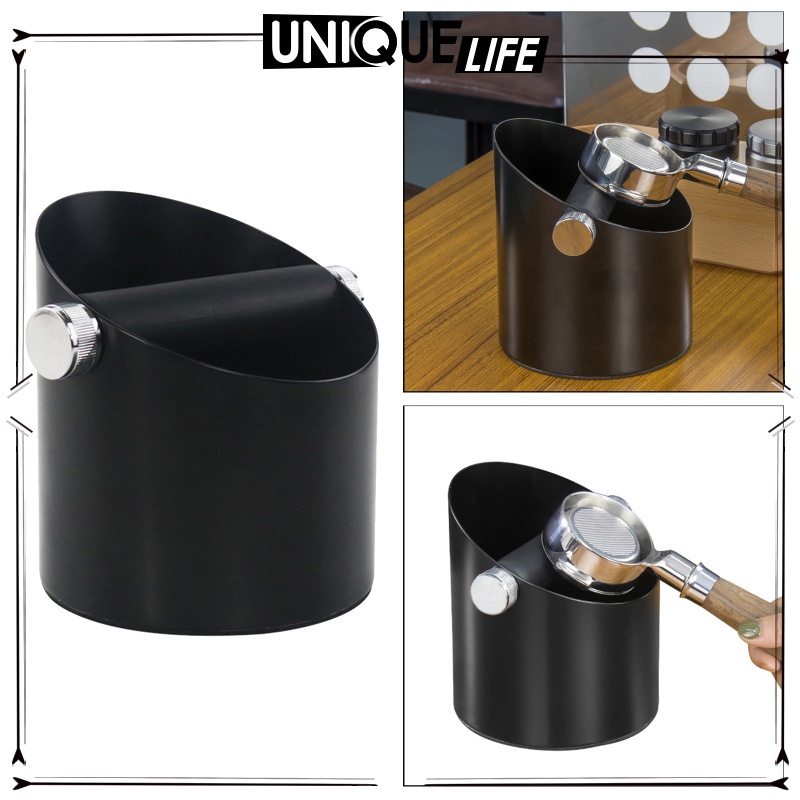 [Niuniu appliances] Coffee Knock Box Grinds Waste Bucket for Coffee Maker Non-Slip for Home