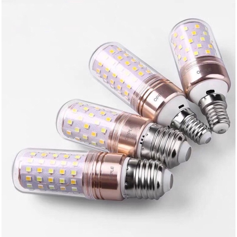 Bóng Đèn Led Đuôi E14, E27 12W 3 Màu Đuôi Xoáy Thay Đổi Ac 220W