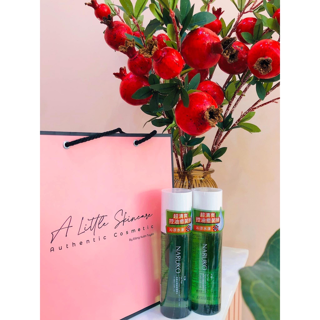 Toner Naruko Tràm Trà Tea Tree Shine Control and Blemish Clear Toner 150ml (Bản Đài)