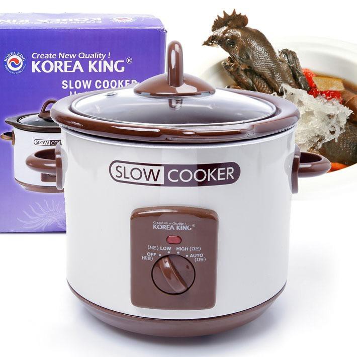 Nồi tiềm Korea King 1.5L/3L 120W/200W Màu Random - Bảo hành 12 tháng