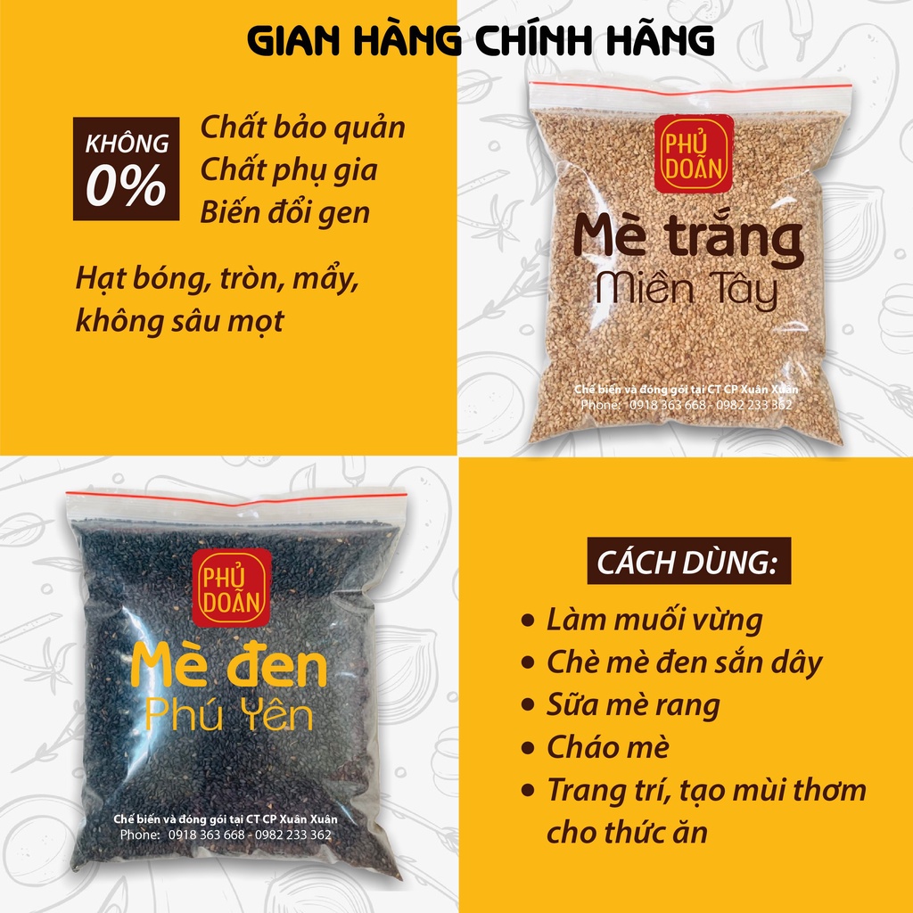 (Vietgap) mè đen, mè trắng, lạc trắng - vừng đen, vừng trắng nguyên chất, không bảo quản, làm sữa hạt cho mẹ và bé