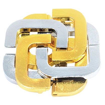 Đồ chơi trí tuệ_Thử thách trí não_The C Shape- Hanayama Puzzle_Hack não&amp; Hàng hiếm_IQ Toys_Giải đố_Thông minh_Phát triển