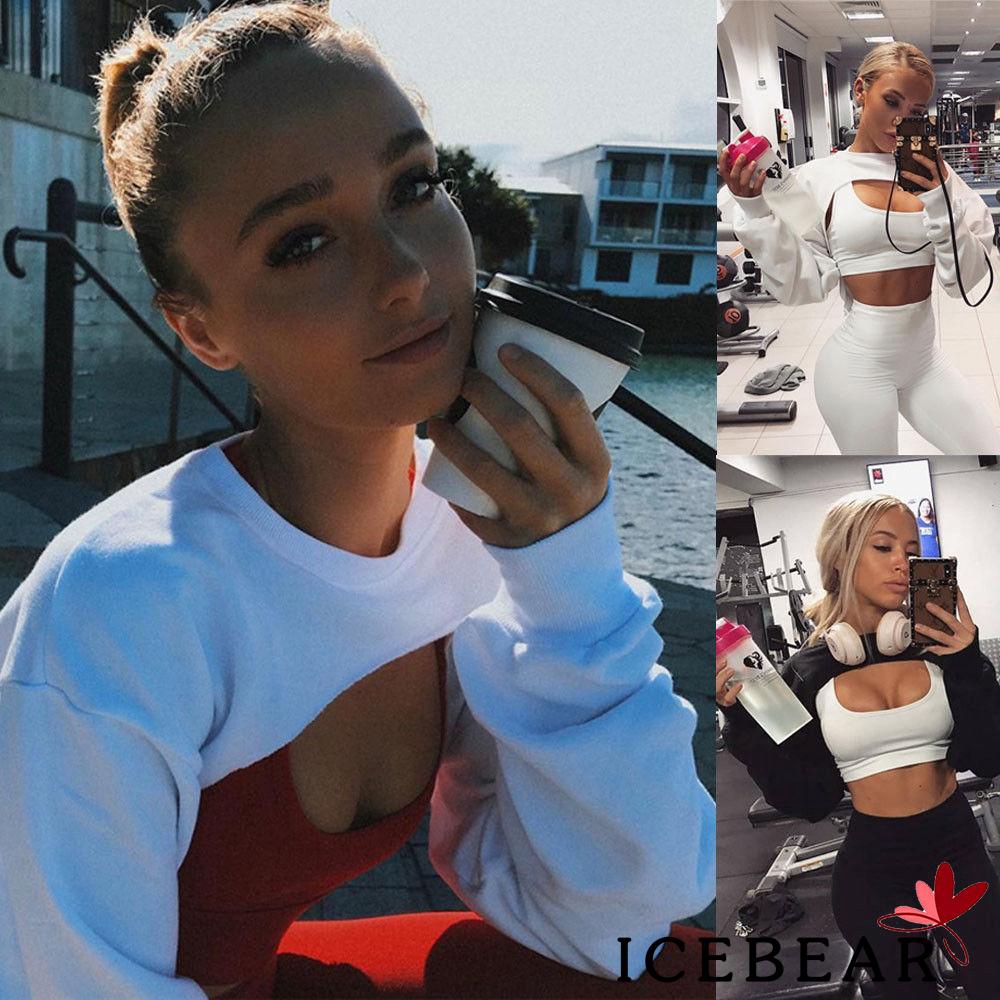 Áo nỉ nữ dài tay có mũ thời trang Hàn