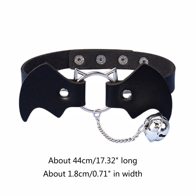 Vòng Cổ Choker Da Mềm Phong Cách Gothic Punk