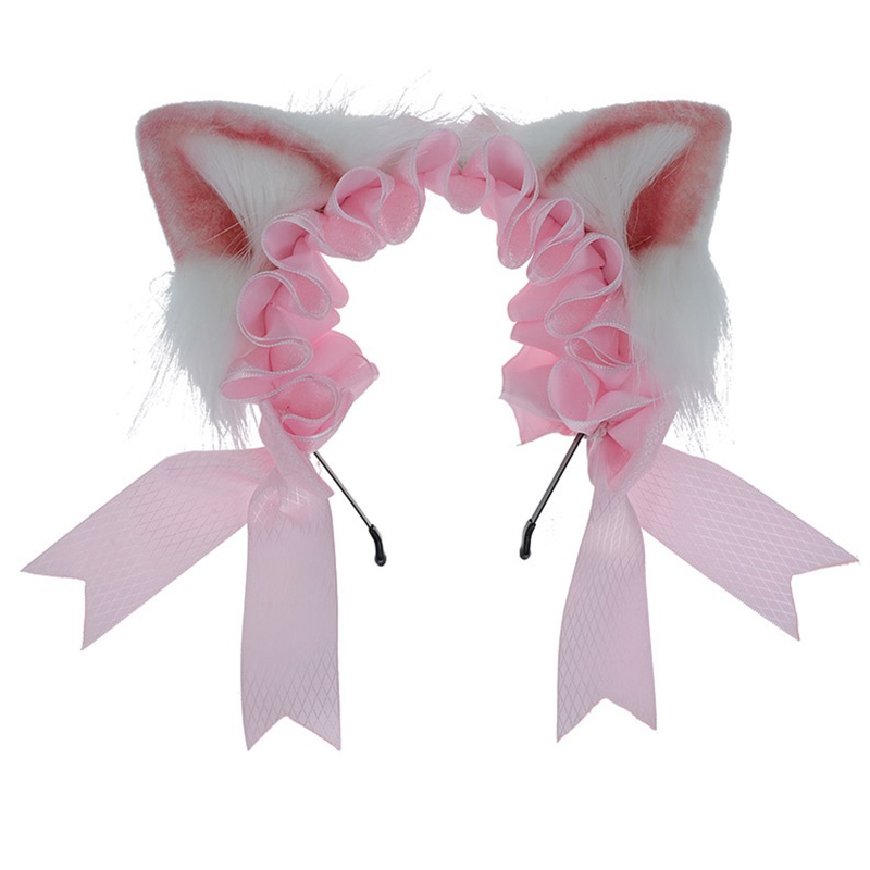 Băng Đô Tai Mèo Dễ Thương Cho Bé Hóa Trang / Rửa Mặt