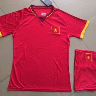 Áo đá bóng đội tuyển Việt Nam(in theo yêu cầu).