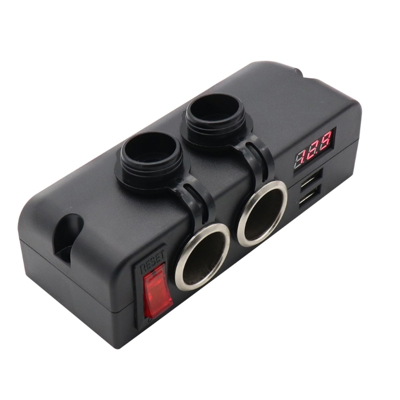 Ổ Cắm Điện Hai Cổng USB 12V 24V Cho Xe Hơi / Tàu Thuyền