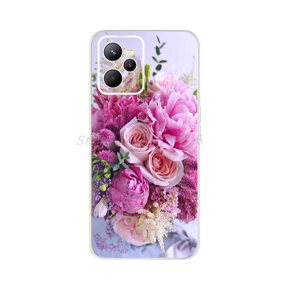 Ốp Điện Thoại TPU Mềm In Hình Bướm Hoạt Hình Cho OPPO Realme C35 2022 RealmeC35 RMX3511 C 35