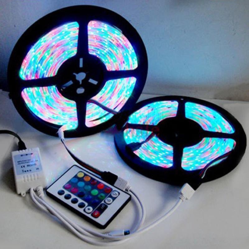 Dây đèn LED dài 5m 16 triệu màu kèm điều khiển từ xa 24 phím bấm