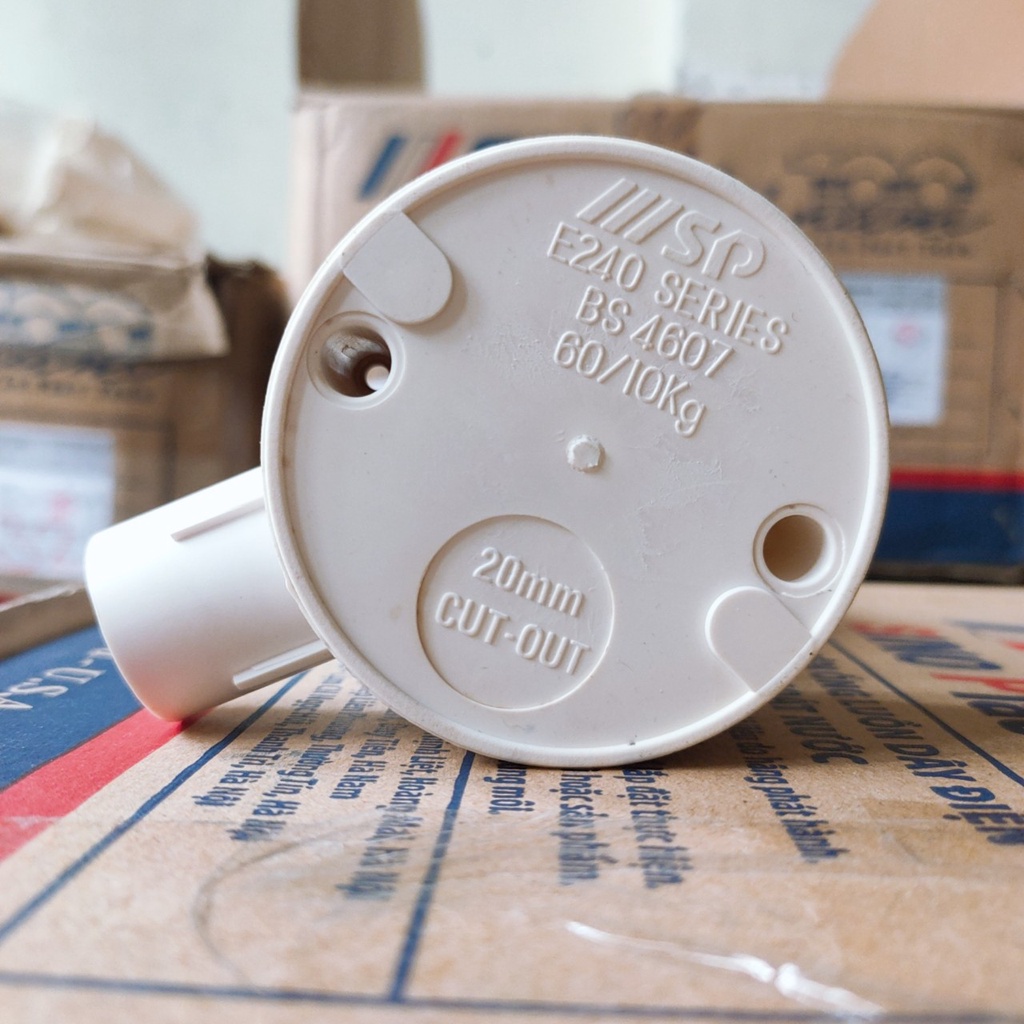 Hộp chia ngả 1, 2, 3, 4 đường D20 thấp Sino  E240/20/1, E240/20/2, E240/20/2A, E240/20/3 , E240/20/4