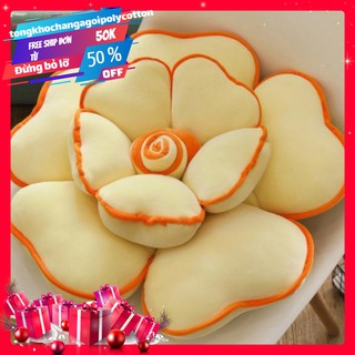 Free ship 99k Gối Bông Hình Bông Hoa 5 cánh 2 tầng Màu số 04