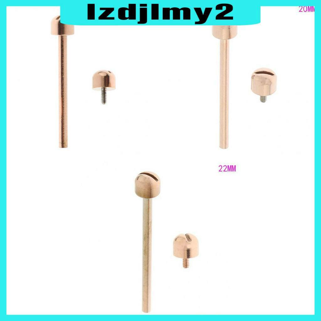 1 Ốc Vít Ống Nối Đồng Hồ Màu Vàng Hồng Đường Kính Trong 18mm / 20mm / 22mm