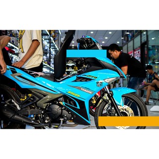 Tem xe exciter 150 Y15ZR XE XANH - CHỮ EX LỚN, NỔI BẬT