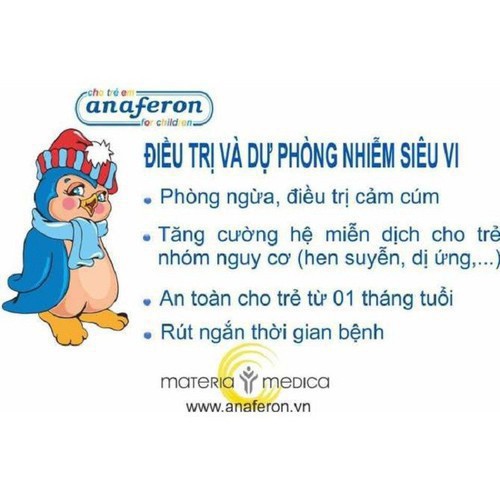 Tăng đề kháng Anaferon 25ml - Nga - dạng siro