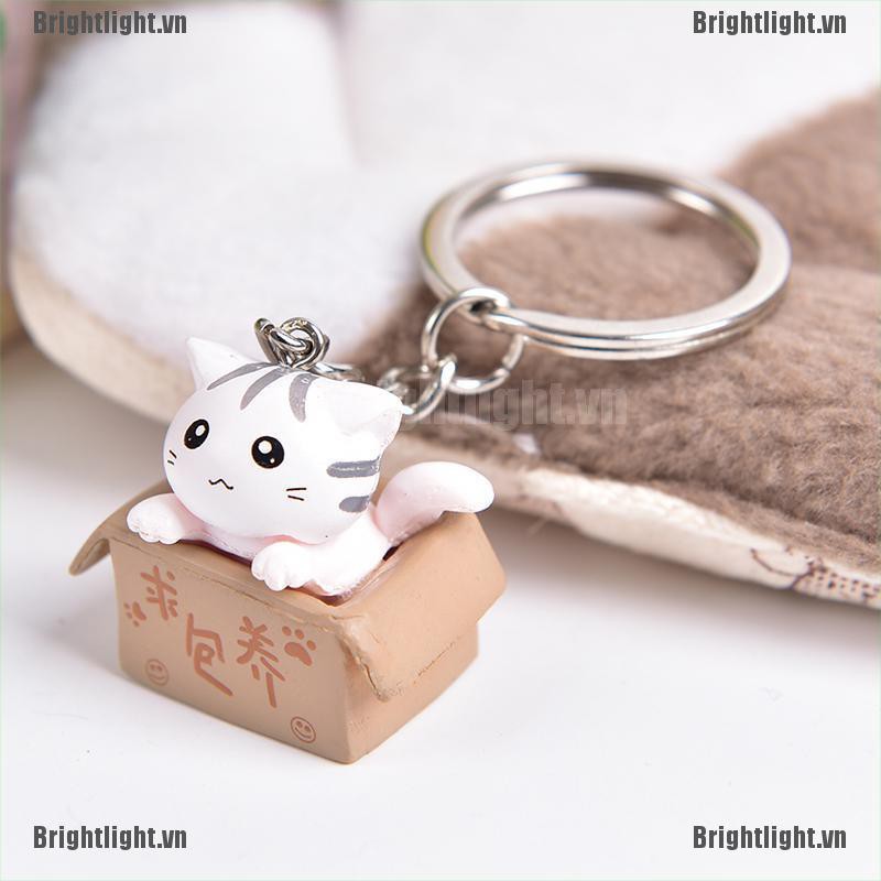 Móc Khóa Hình Mèo Hoạt Hình Dễ Thương
