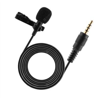 Mic thu âm cài áo cho Điện thoại, Máy tính, Máy quay phim Lavalier Microphone