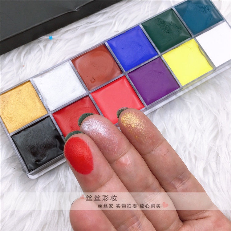 Màu dầu hóa trang cơ thể người nhiều màu sắc cho Halloween | BigBuy360 - bigbuy360.vn