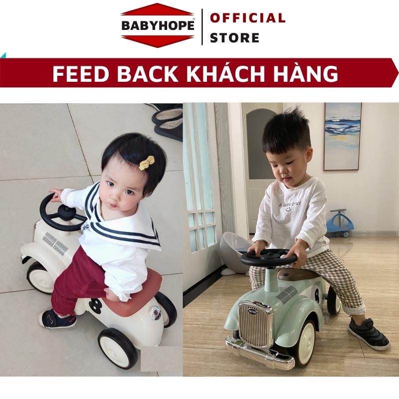 Xe chòi chân cho bé ô tô Babyhope có nhạc đèn led siêu đẹp Babyhope