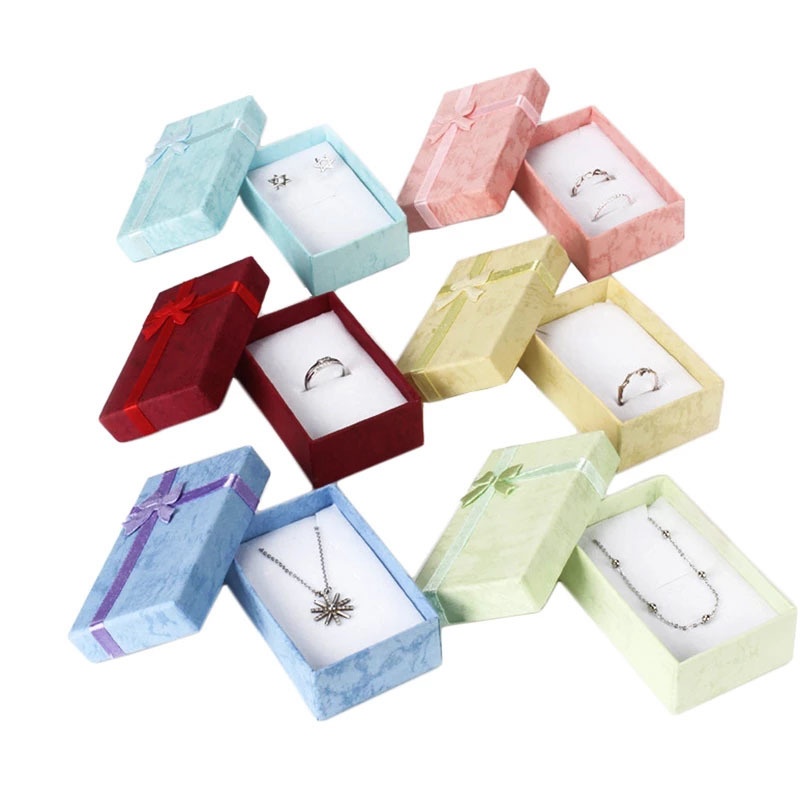 Hộp Giấy Đựng Trang Sức Màu Sắc Ngọt Ngào Chất Lượng Cao