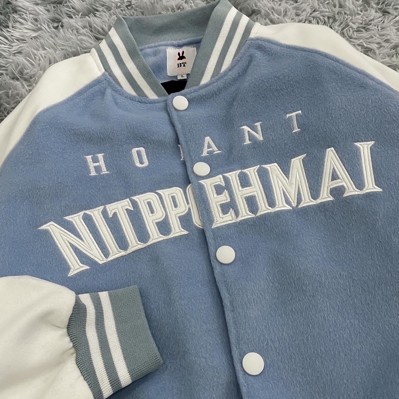 Áo khoác bomber bóng chày Hoeant