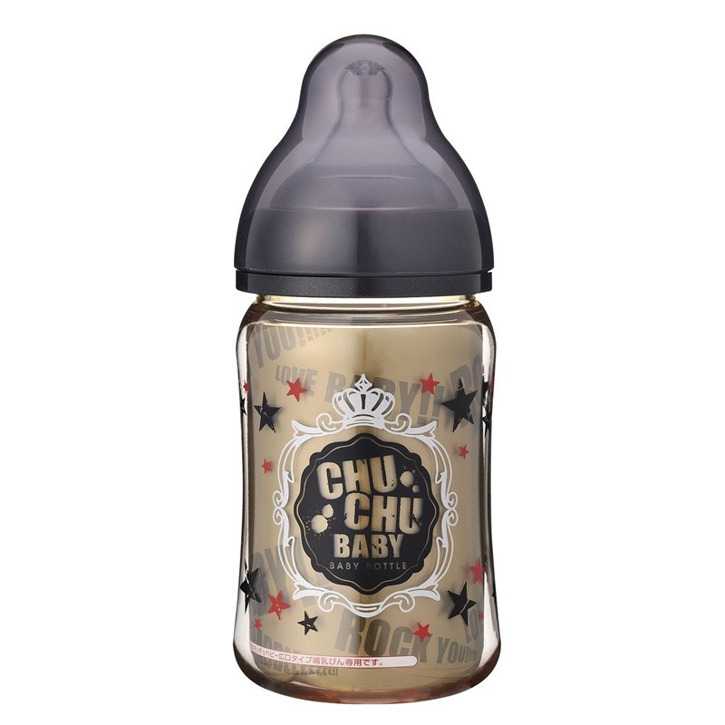 Bình Sữa Chu Chu Baby PPSU Cổ Rộng 160ml Nội Địa Nhật