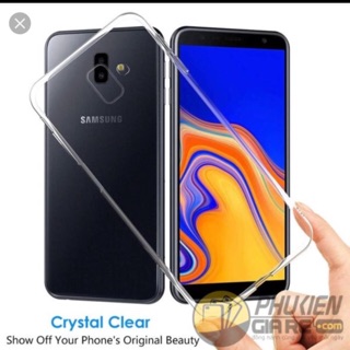 Ốp lưng dẻo cho samsung galaxy J6 plus 2018 silicon trong suốt