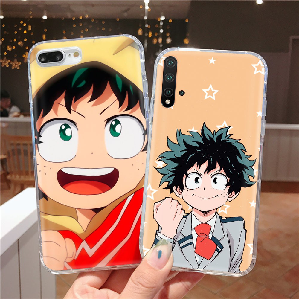 AT55 Izuku Midoriya Transparent Case Casing ASUS Zenfone 6 6Z 5 5Z 3 Zoom Live L1 ROG Phone Strix II 7 Pro