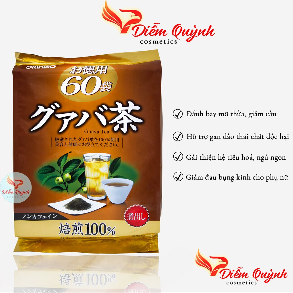 Trà Lá Ổi ORIHIRO Nhật Bản Gói 60 Túi ( Date 4/2023) | BigBuy360 - bigbuy360.vn