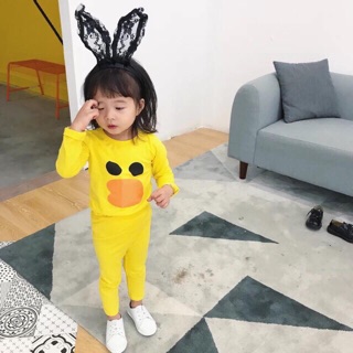 Bộ cotton xuất hàn cho bé