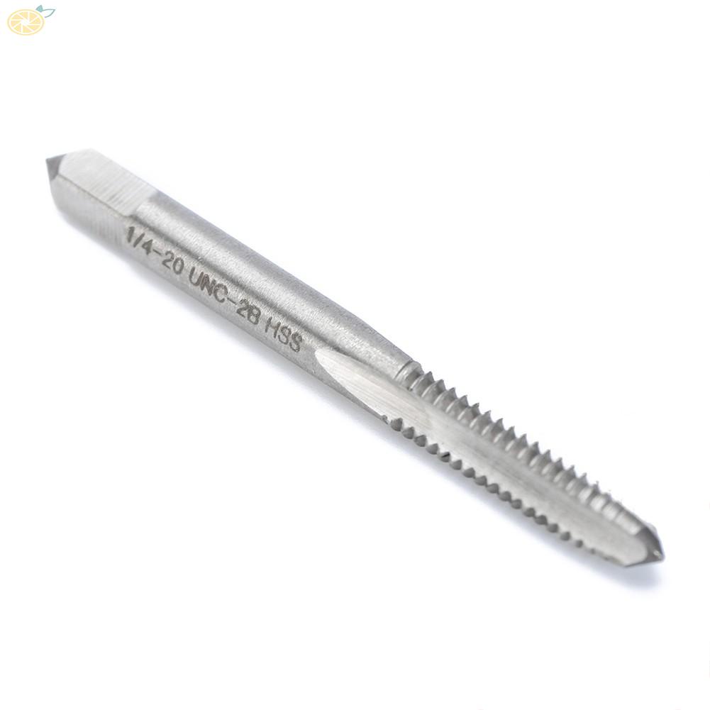 【VARSTR】1pc 1/4-20 UNC-2B HSS Right Hand Thread Drill Screw Tap 70mm Spiral Point Flute High Hardness Fast Cutting