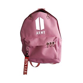 Cặp sách đi học BTS ARMY vải dù thời trang Tặng kèm strap BT21