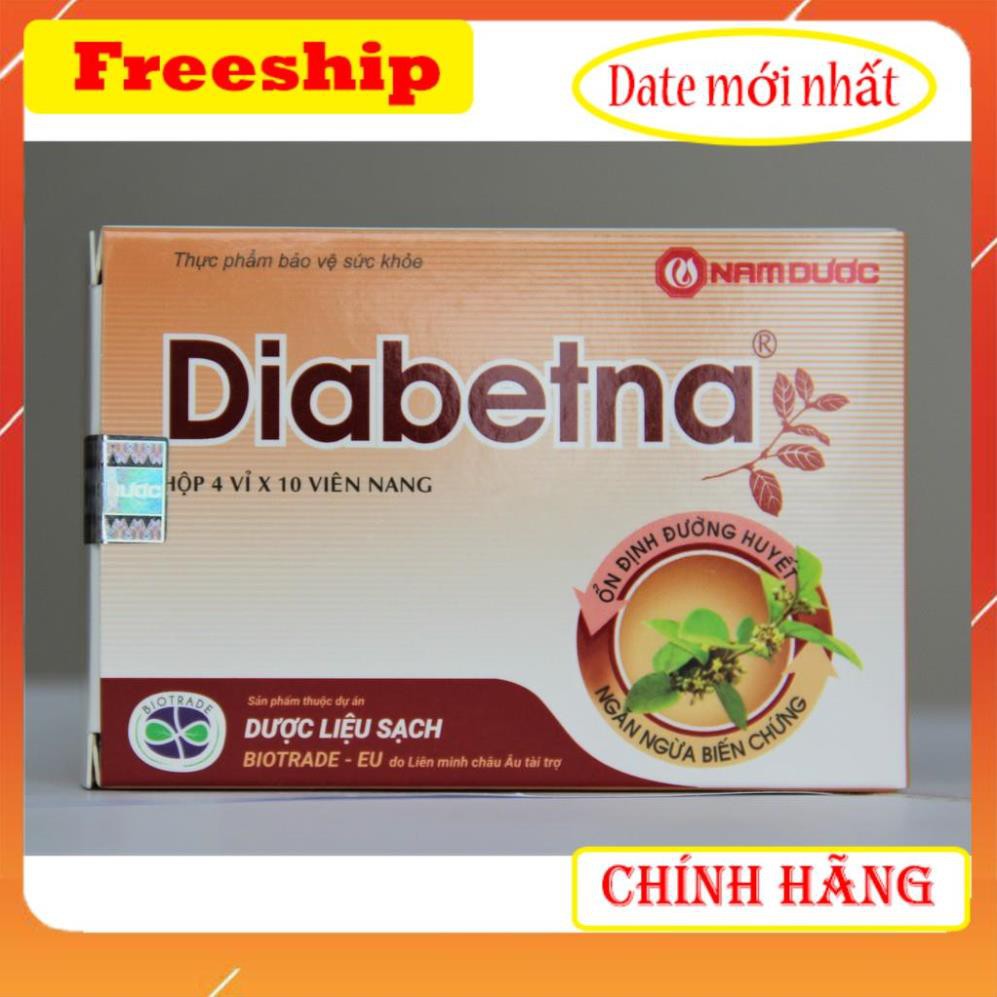 Diabetna (Dạng hộp 40 viên)- Date mới nhất-CHÍNH HÃNG