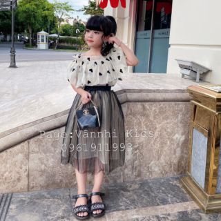Set váy lụa cao cấp