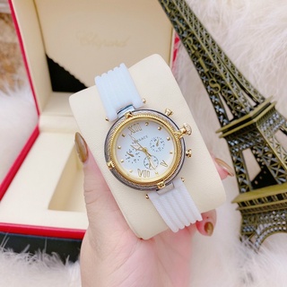 Đồng hồ đeo tay thời trang, đồng hồ nữ đẹp cao cấp VERSACE dây cao su silicon chống nước mới