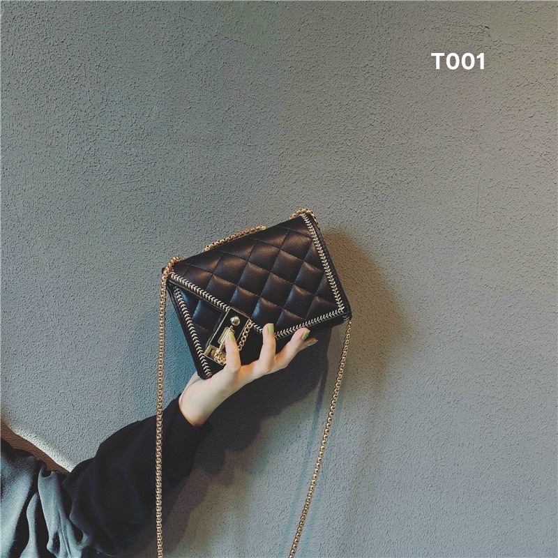 Túi xách nữ đeo chéo khoá NUTI SHEIN T001