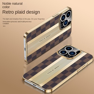 Ốp điện thoại mặt da chống sốc cao cấp cho iphone 13 pro max 12 pro max