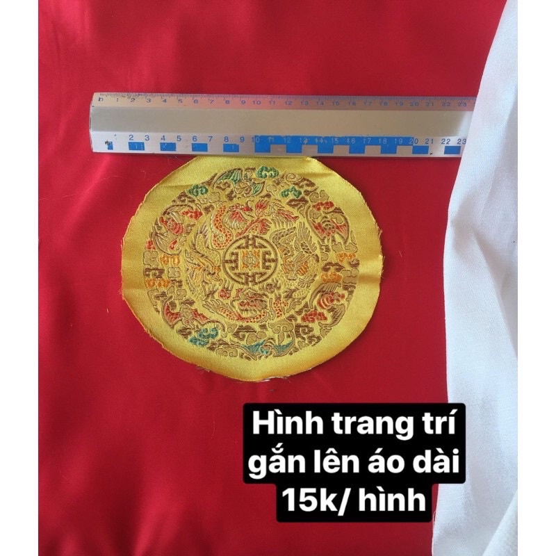 Hình trang trí khánh treo trang trí vải và công