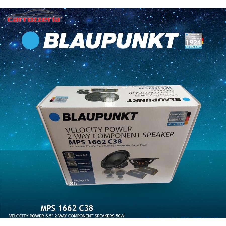 Bộ loa cánh cửa ô tô xe hơi loa phân tầng 2 chiều BLAUPUNKT MPS 1662 C38 công suất max 120W