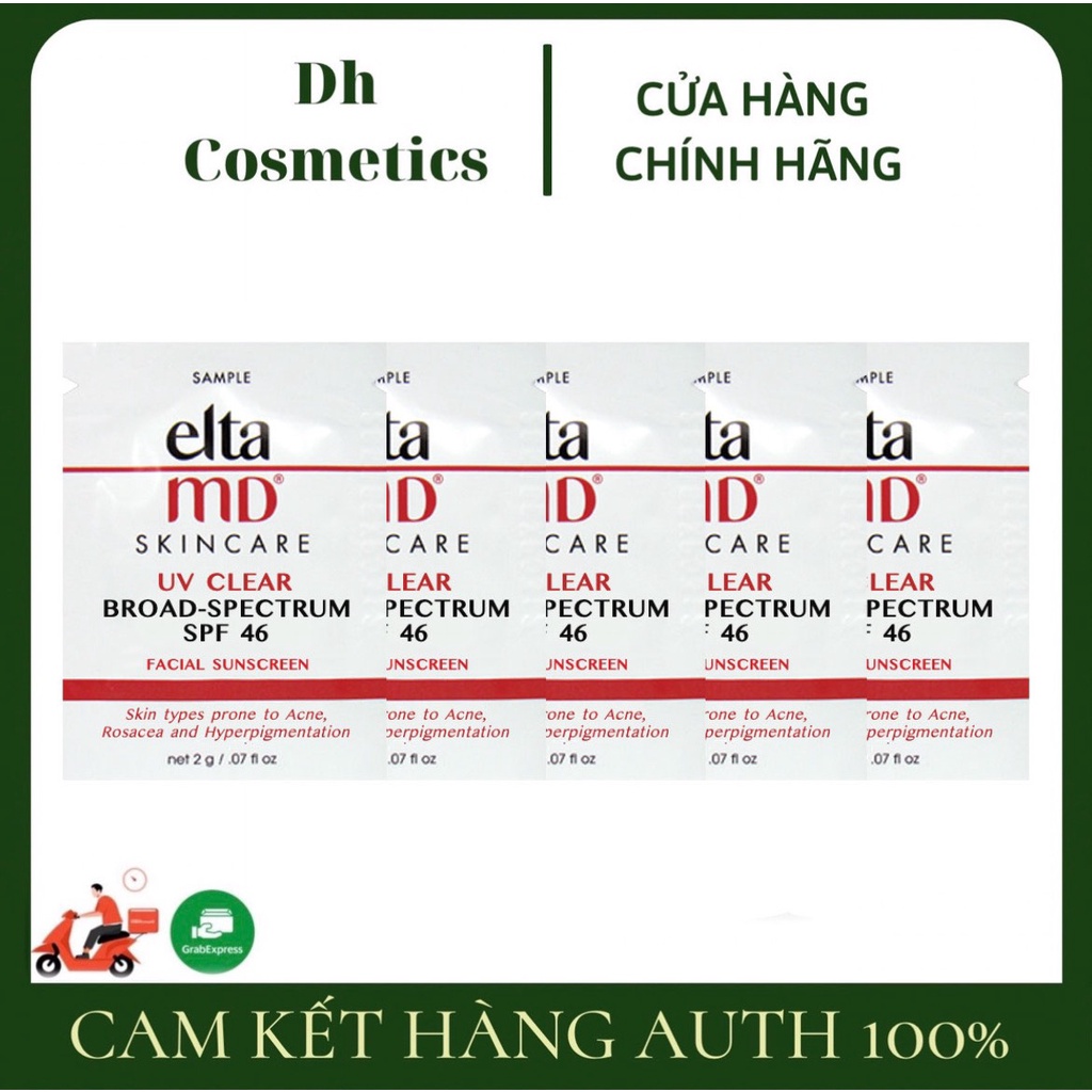 Sample Kem chống nắng Elta Md 2gr Spf 40/41/45/46/50