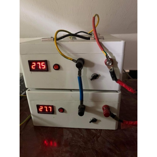 Acquy Lithium Lifepo4, Pin sắt 8s 24v 60Ah, 45Ah BMS Daly, Heyo lắp cho UPS, xe nâng, dự phòng