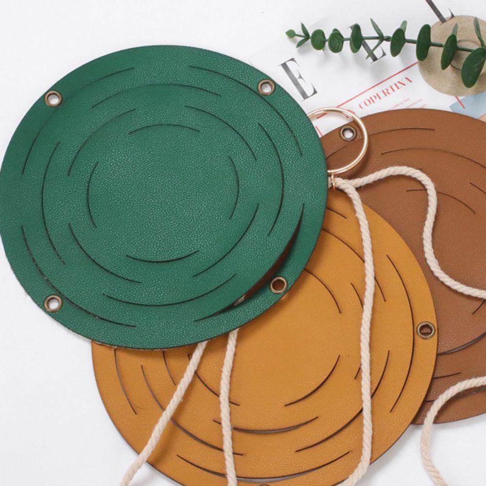 Giá Đỡ Chậu Hoa 24 Ngăn Bằng Da PU Treo Trang Trí Nhà Cửa