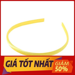 Băng đô cài tóc bằng vải satin 1cm b72 hợp thời trang